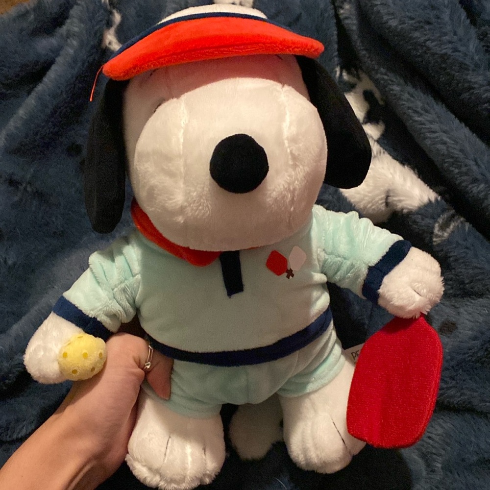 NWT cvs pickleball snoopy plush